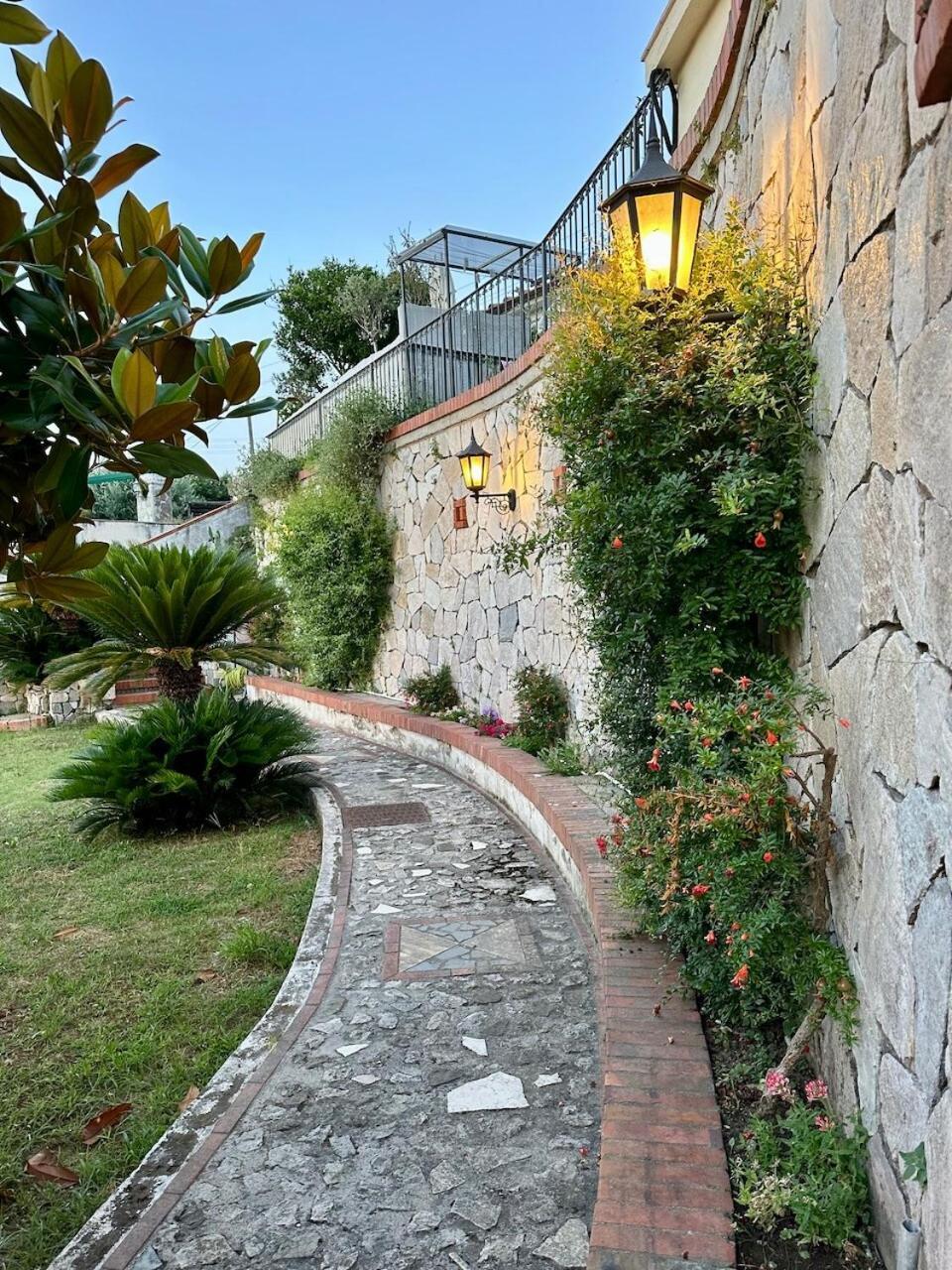 Villa Amalu Capri Piscina E Giardino Exterior foto