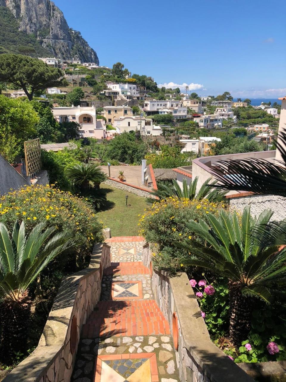 Villa Amalu Capri Piscina E Giardino Exterior foto