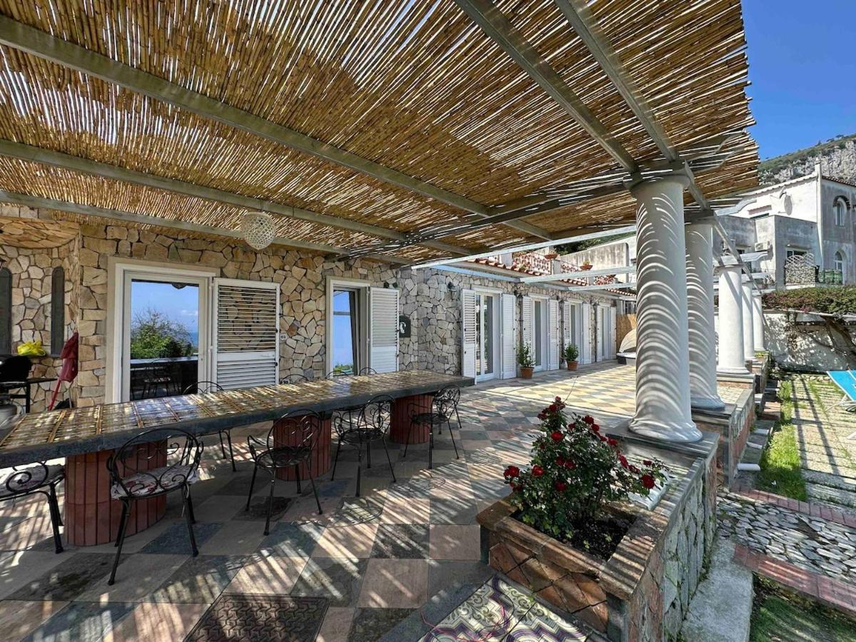 Villa Amalu Capri Piscina E Giardino Exterior foto