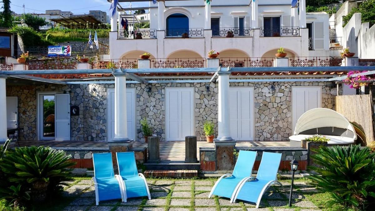 Villa Amalu Capri Piscina E Giardino Exterior foto