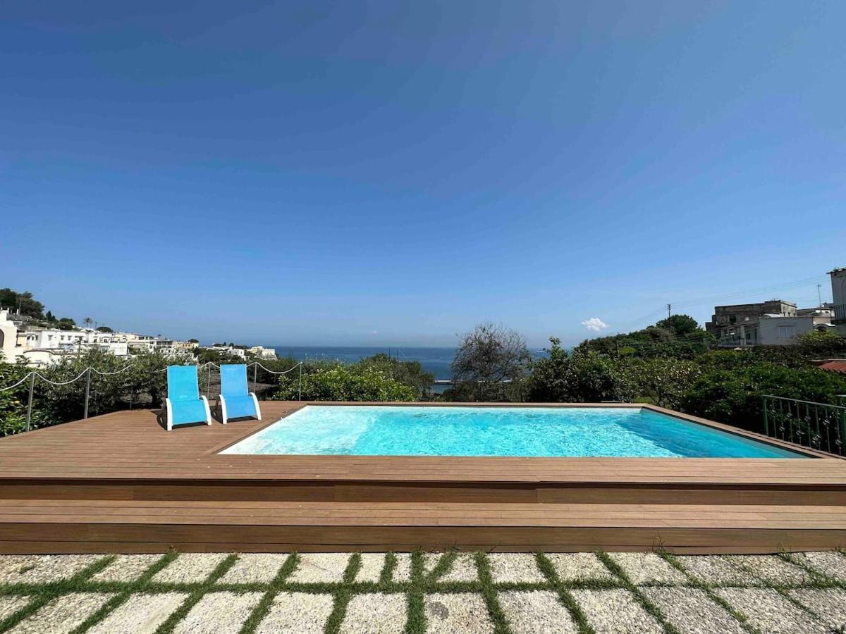 Villa Amalu Capri Piscina E Giardino Exterior foto