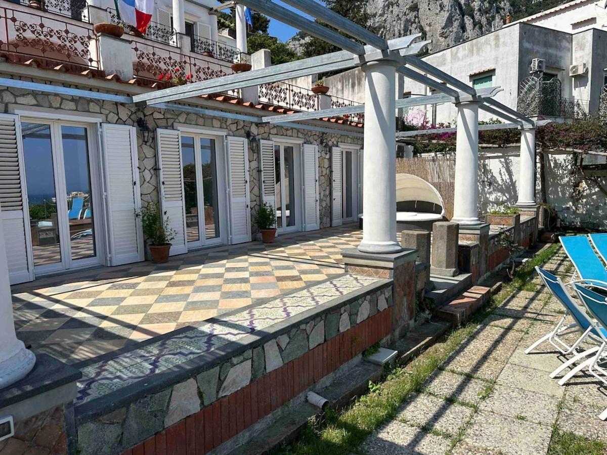 Villa Amalu Capri Piscina E Giardino Exterior foto