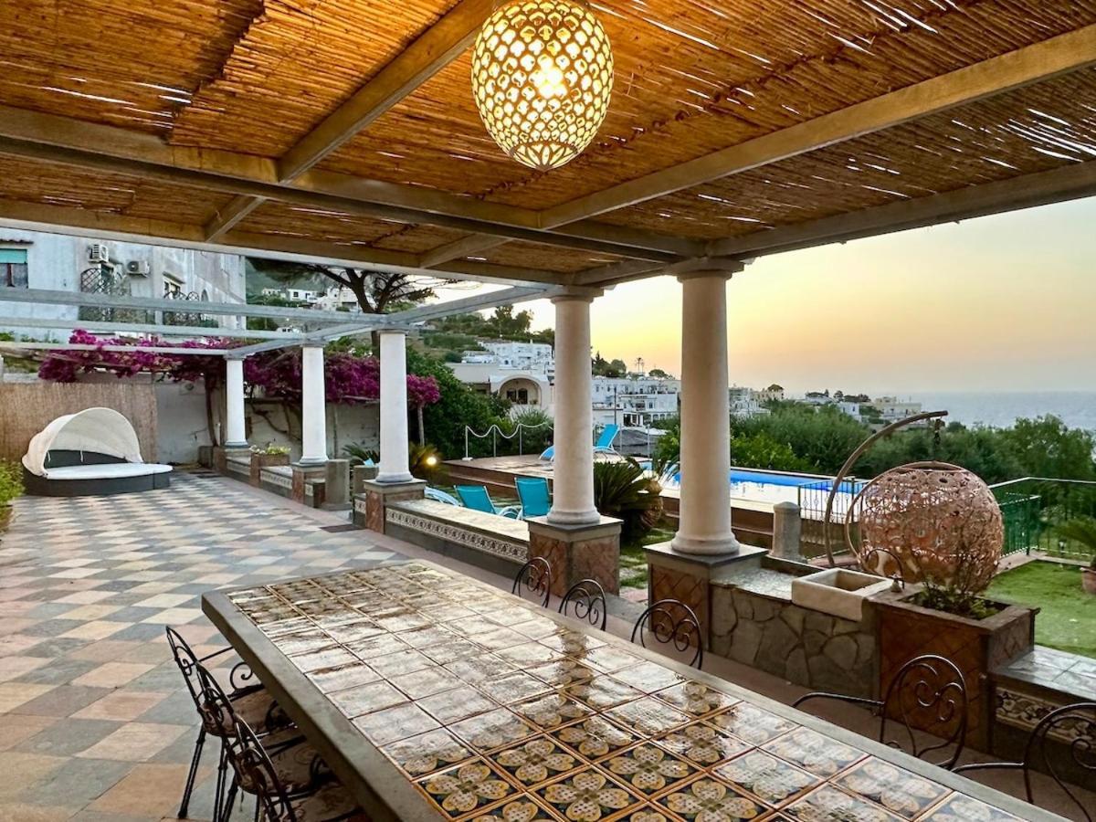 Villa Amalu Capri Piscina E Giardino Exterior foto
